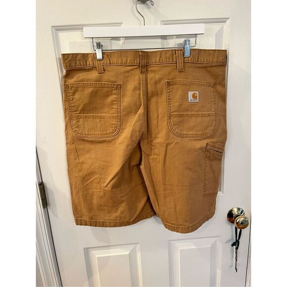 Carhartt Tan Relaxed Fit Jean Shorts sz 40 EUC - Picture 4 of 8